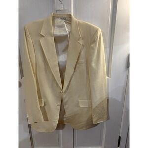 Vintage Sea Island The Cloister Golf Club Sports‎ Coat Yellow